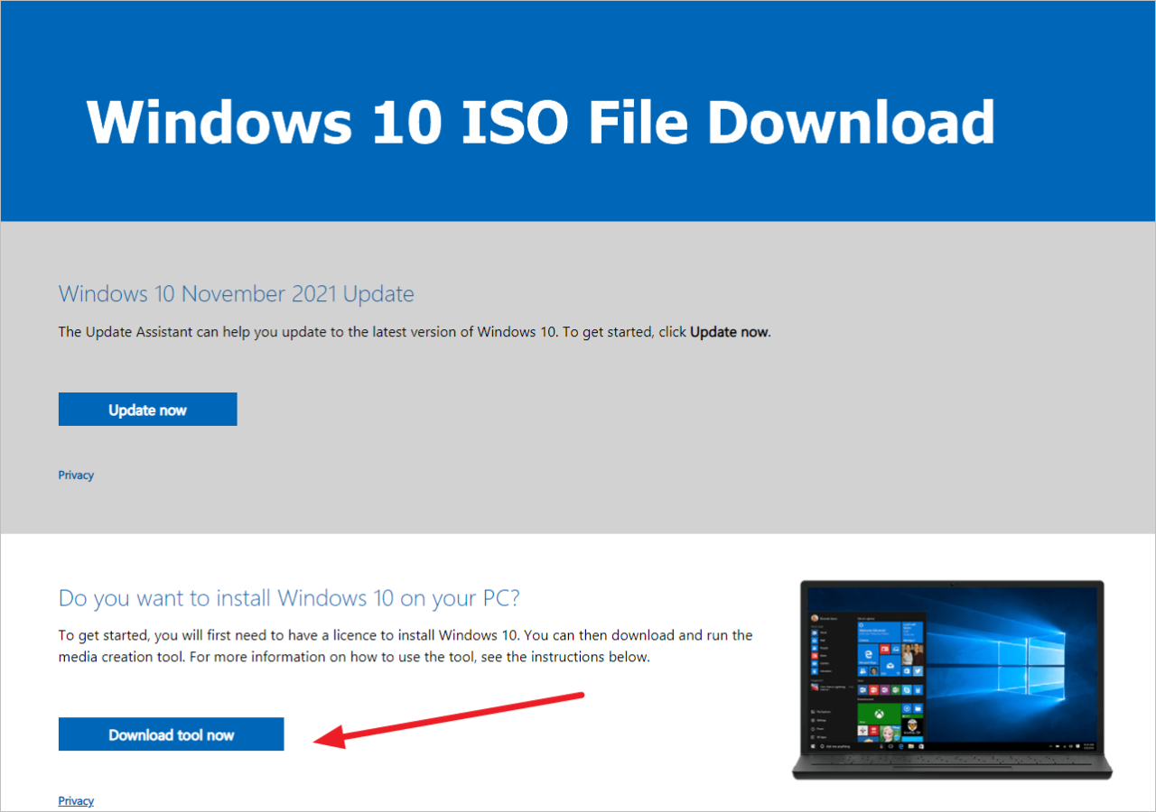 Cara download windows 10 iso dari microsoft