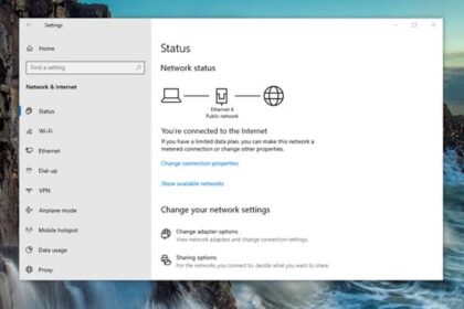 Cara membuat ethernet di windows 10