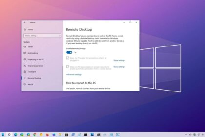 Cara mengaktifkan remote desktop windows 8