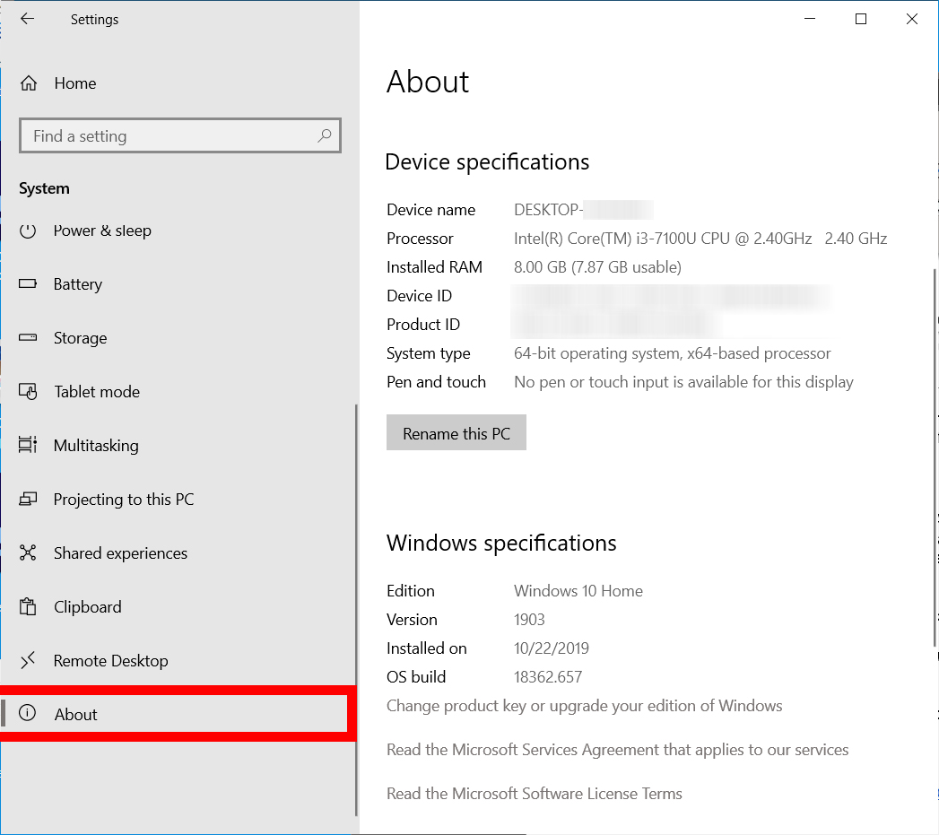 Cara melihat spesifikasi laptop di windows 10