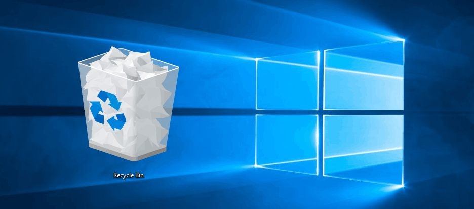 Cara menampilkan recycle bin windows 10