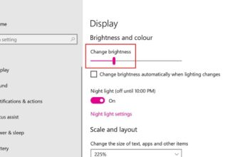 Brightness screen windows adjust