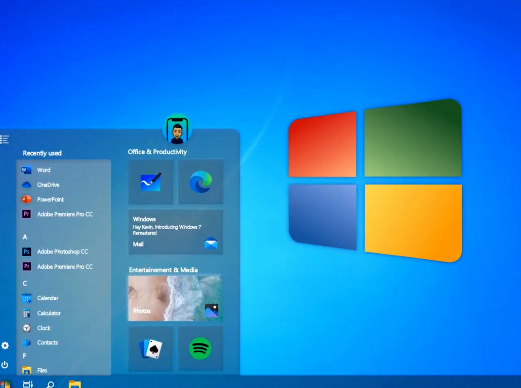 Cara membuat tampilan windows 7 keren